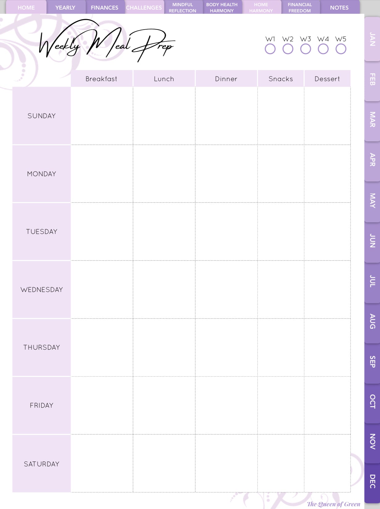 👑 The Queen of All Planners ~ Instant Digital Download