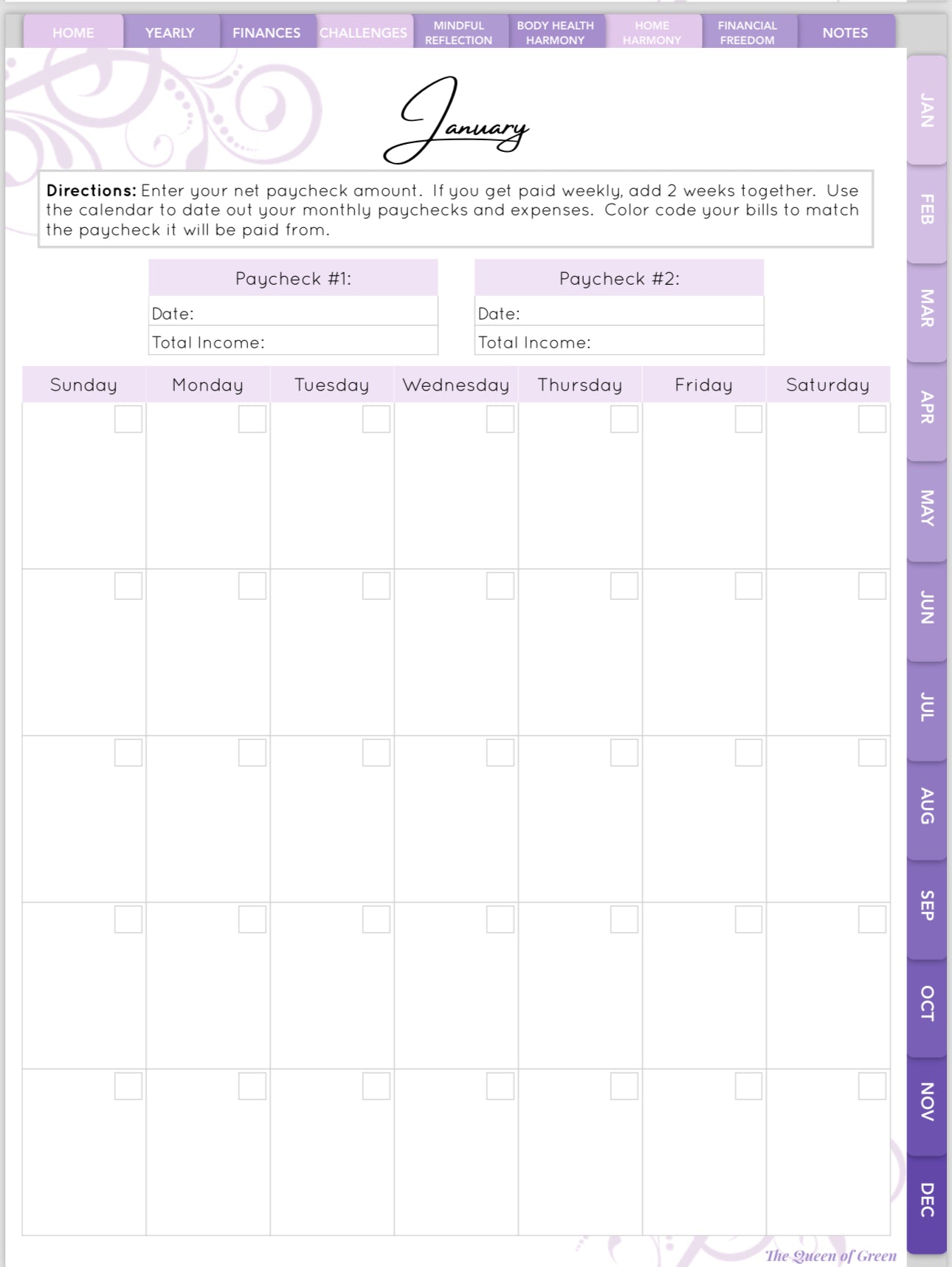 👑 The Queen of All Planners ~ Instant Digital Download