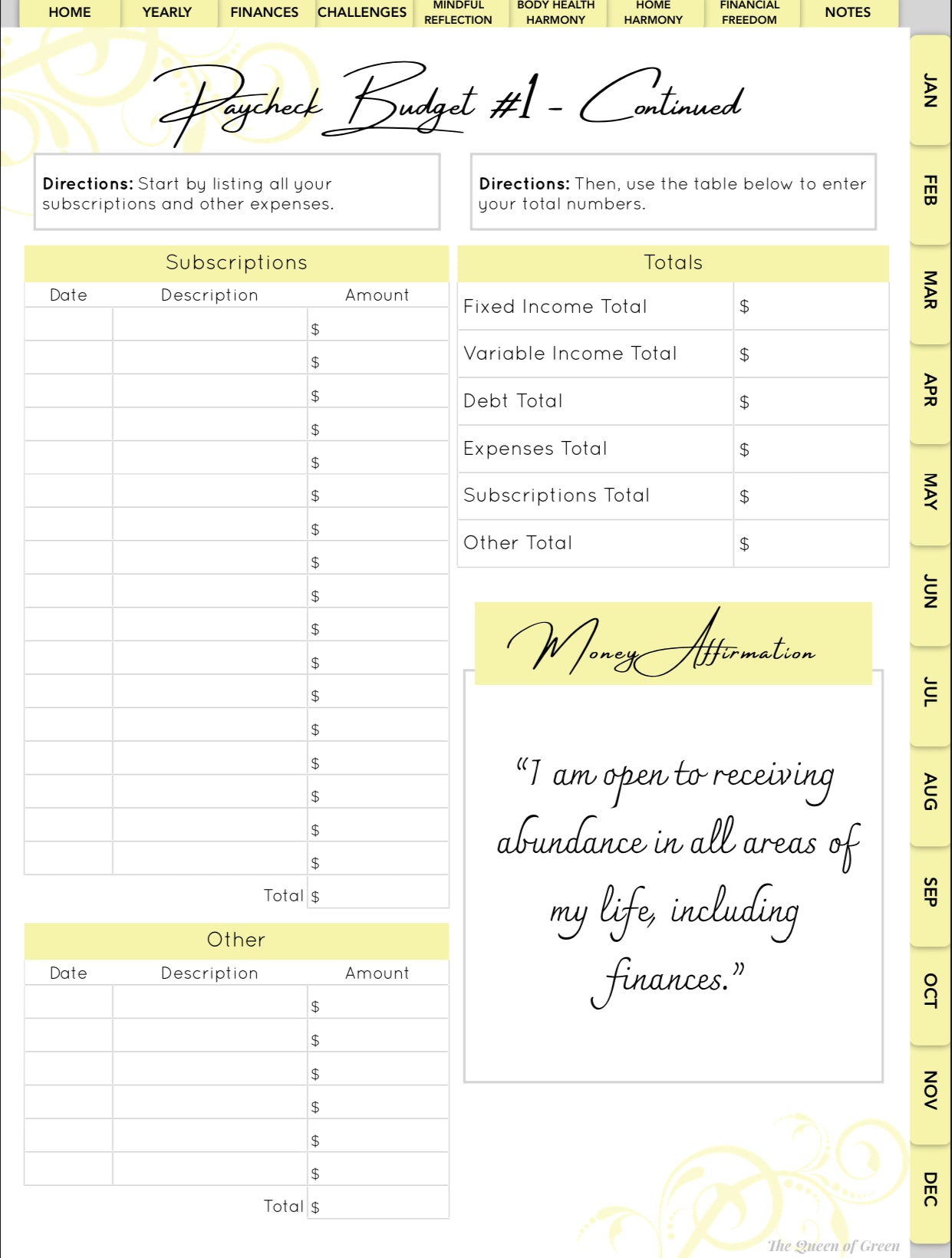 👑 The Queen of All Planners ~ Instant Digital Download