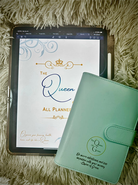 👑 The Queen of All Planners & Cash Binder Bundle