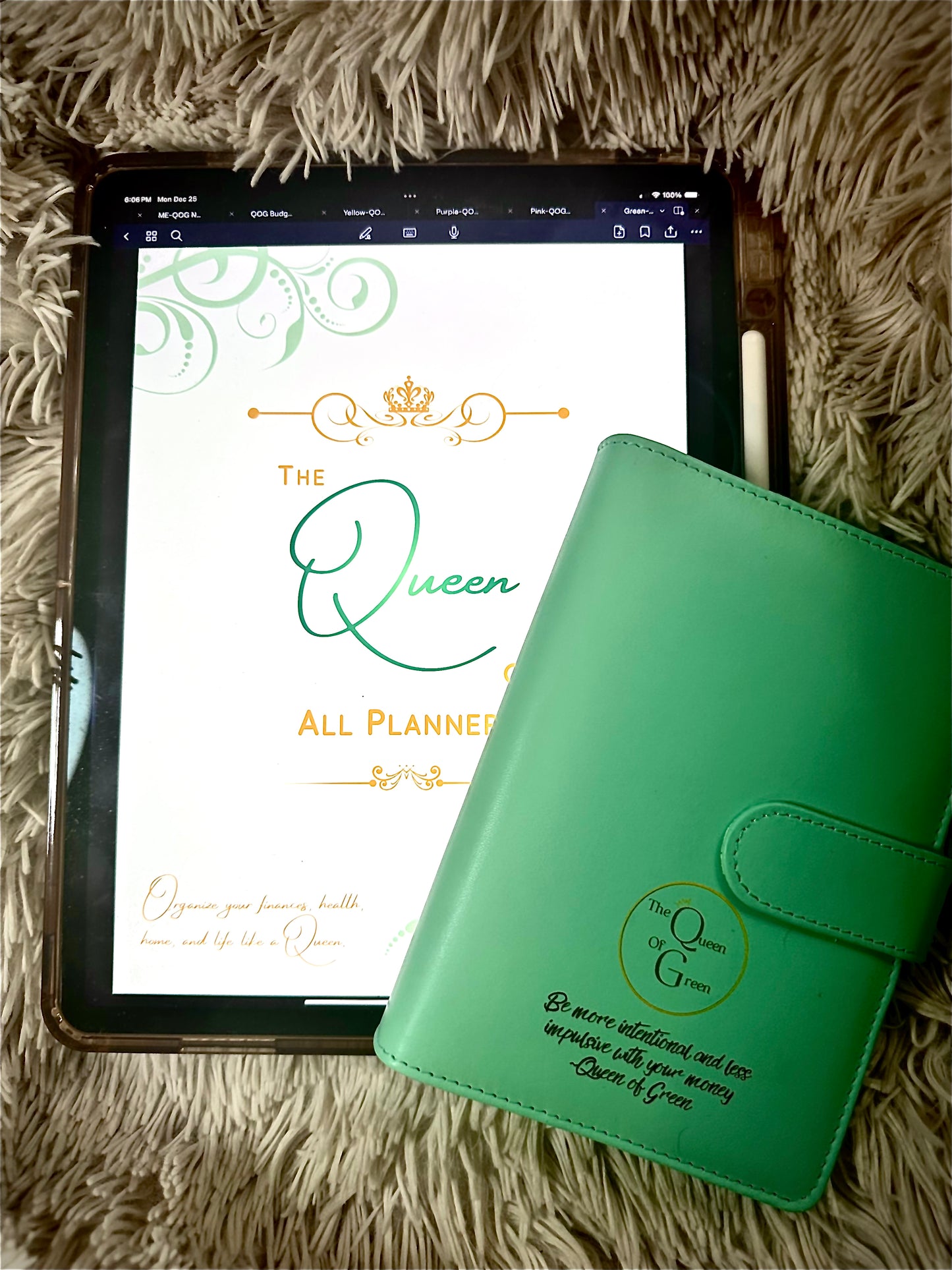👑 The Queen of All Planners & Cash Binder Bundle