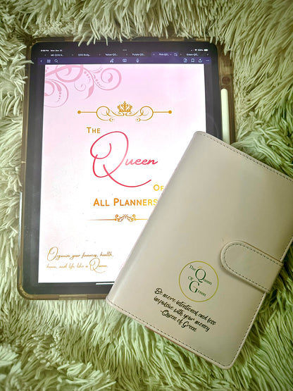 👑 The Queen of All Planners & Cash Binder Bundle