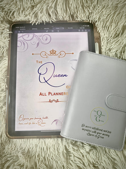 👑 The Queen of All Planners & Cash Binder Bundle
