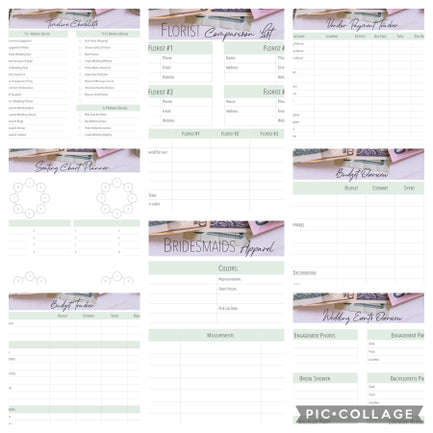 Wedding Planner Digital File
