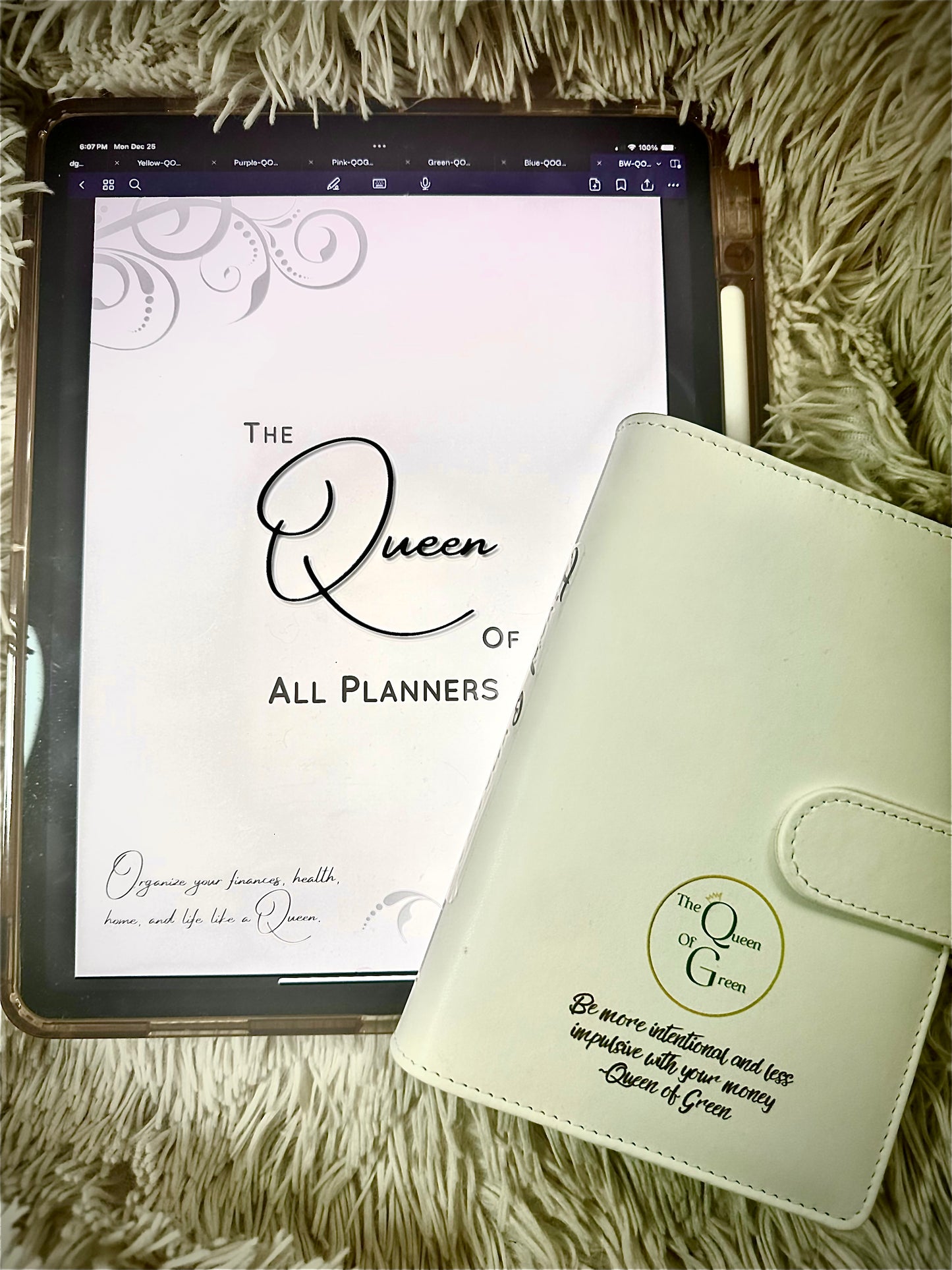 👑 The Queen of All Planners & Cash Binder Bundle