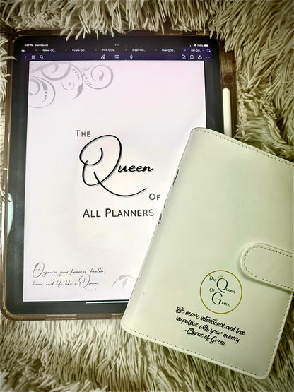 👑 The Queen of All Planners & Cash Binder Bundle