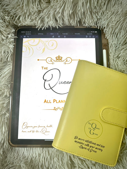 👑 The Queen of All Planners & Cash Binder Bundle