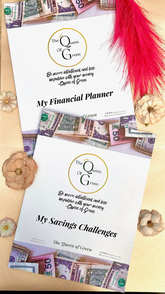👑 Queen's Budgeting & Savings Challenge Workbooks *digital files included
